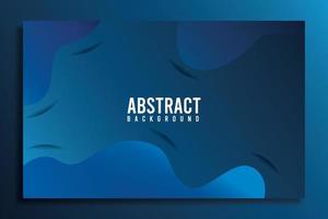 Dark blue background design template, design with abstract style, suitable for your business promotion and presentation background. vector