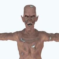 3d rendered illustration of an zombie photo