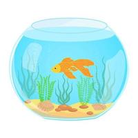 acuario de guppys. vector