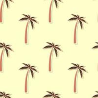 Palm tree pattern. Graphic design. vector