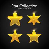 Set of original vector stars sparkle icon. Bright firework, decoration twinkle, shiny flash. Glowing light effect stars and bursts collection
