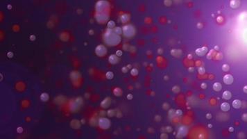 Background of particles animated from balls video