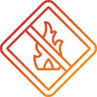 No Fire Icon Style vector