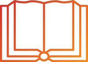 Open Book Icon Style vector