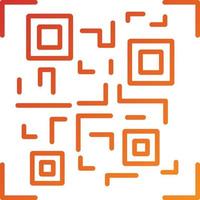 QR Code Icon Style vector