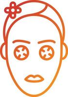 Face Mask Icon Style vector