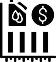 Oil Stock Market Icon Style vector