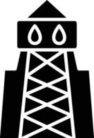 Oil Tower Icon Style vector