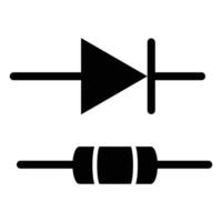 Diode Icon Style vector