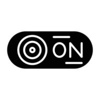 On Off Switch Icon Style vector