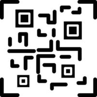 QR Code Icon Style vector