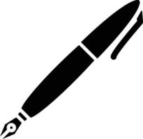 Fountain Pen Icon Style vector