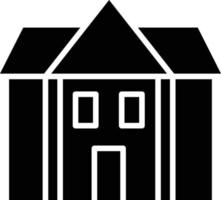 Library Building Icon Style vector