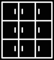 Library Locker Icon Style vector