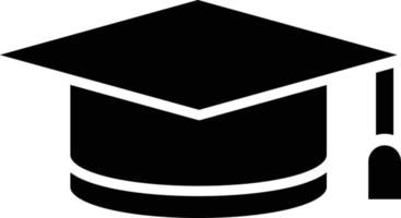 Graduate Hat Icon Style vector