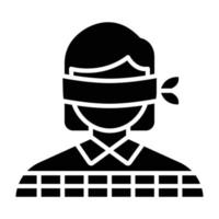 Hostage Icon Style vector