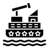 Gunboat Icon Style vector