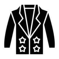 estilo de icono de traje vector