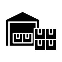 Warehouse Icon Style vector