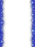 White background with blue glitter sparkles or confetti and space for text. vector