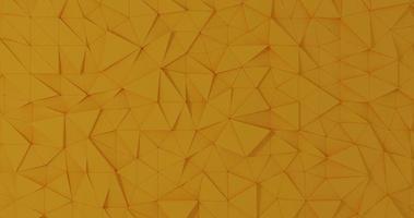 fondo poligonal naranja renderizado en 3d foto
