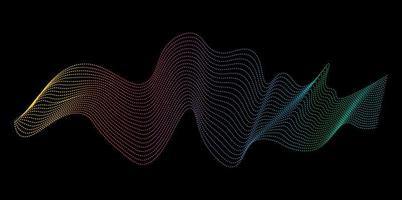Deep data as part of big data multicolor vector