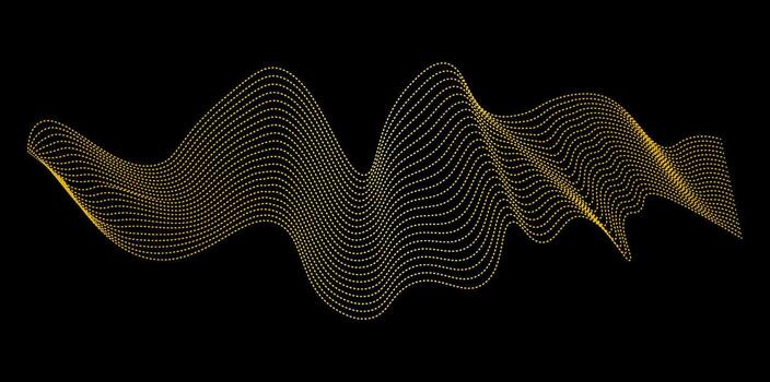 datos profundos como parte de big data amarillo vector