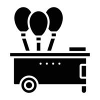 Balloon Stall Icon Style vector