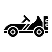 Go Kart Icon Style vector