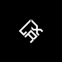 LRX letter logo design on black background. LRX creative initials letter logo concept. LRX letter design. vector