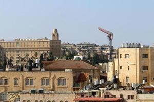 la ciudad de jerusalén es la capital del estado de israel. 22 de abril de 2017. foto