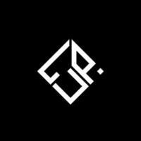 LUP letter logo design on black background. LUP creative initials letter logo concept. LUP letter design. vector