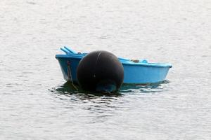 Berth on the seashore for mooring boats and yachts photo