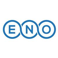 diseño de logotipo de letra emo sobre fondo negro. concepto de logotipo de letra de iniciales creativas emo. diseño de letras emo. vector