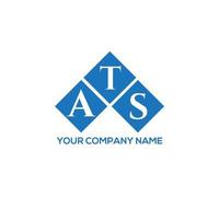 ATS letter logo design on white background. ATS creative initials letter logo concept. ATS letter design. vector