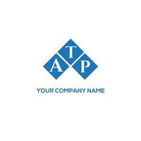 ATP letter logo design on white background. ATP creative initials letter logo concept. ATP letter design. vector