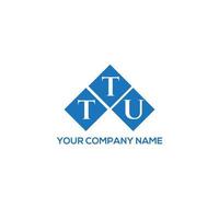 TTU letter logo design on white background. TTU creative initials letter logo concept. TTU letter design. vector