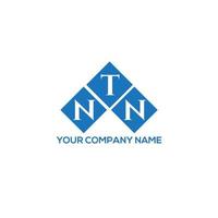 NTN letter logo design on white background. NTN creative initials letter logo concept. NTN letter design. vector