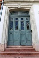 Door architectural design element for entering and exiting a building photo