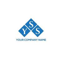 YSS creative initials letter logo concept. YSS letter design.YSS letter logo design on white background. YSS creative initials letter logo concept. YSS letter design. vector