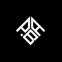 PBA letter logo design on black background. PBA creative initials letter logo concept. PBA letter design. vector