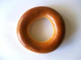 Bread ring. Tasty food. photo