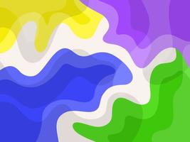 Abstract Background Vector Colorful. Wave Liquid Pattern Style