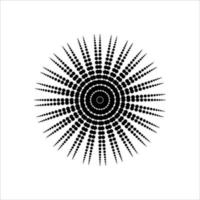 Mandala, Circle Shape made from Eight Point Star Shape. Vector Illustration