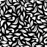 patrón de motivos florales sin fisuras. ilustración vectorial vector