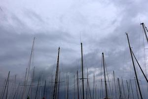 Rain clouds in the sky photo
