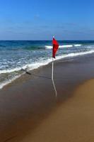 Mediterranean coast in northern Israel photo