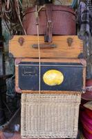 Antiques and tools are sold at the flea market photo