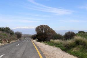 Mount Hermon is located on the border of Israel, Syria and Lebanon photo