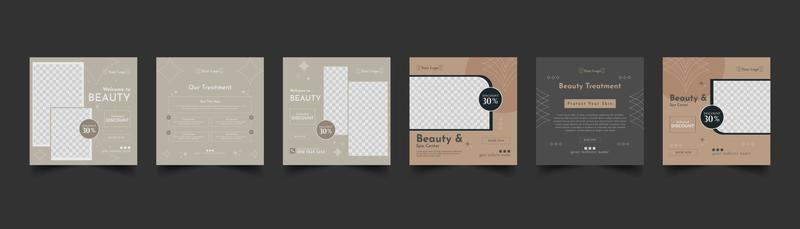 beauty and spa social media post template